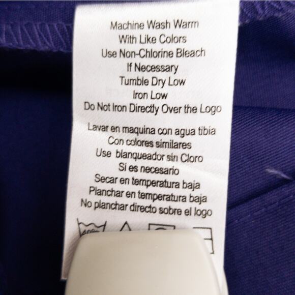 Scrub Pants Adar Universal Small Purple Cargo Pocket Drawstring New Poly Blend - Picture 10 of 13